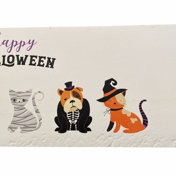 Happy Halloween Cats and Dogs Party Wall Decor - Picture 3 of 5